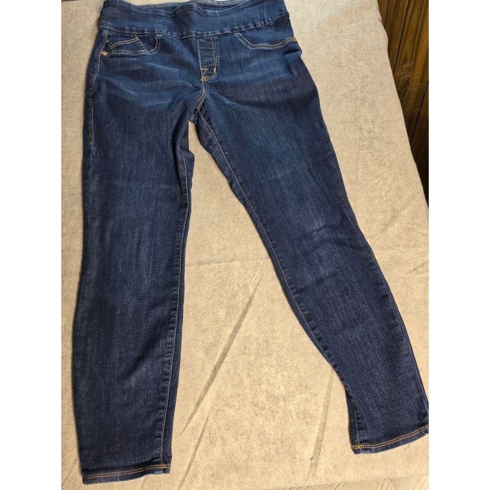 Rock‎ & Republic Denim Rx Slimming Pull On Skinny Jeans Dark Wash Womens 12